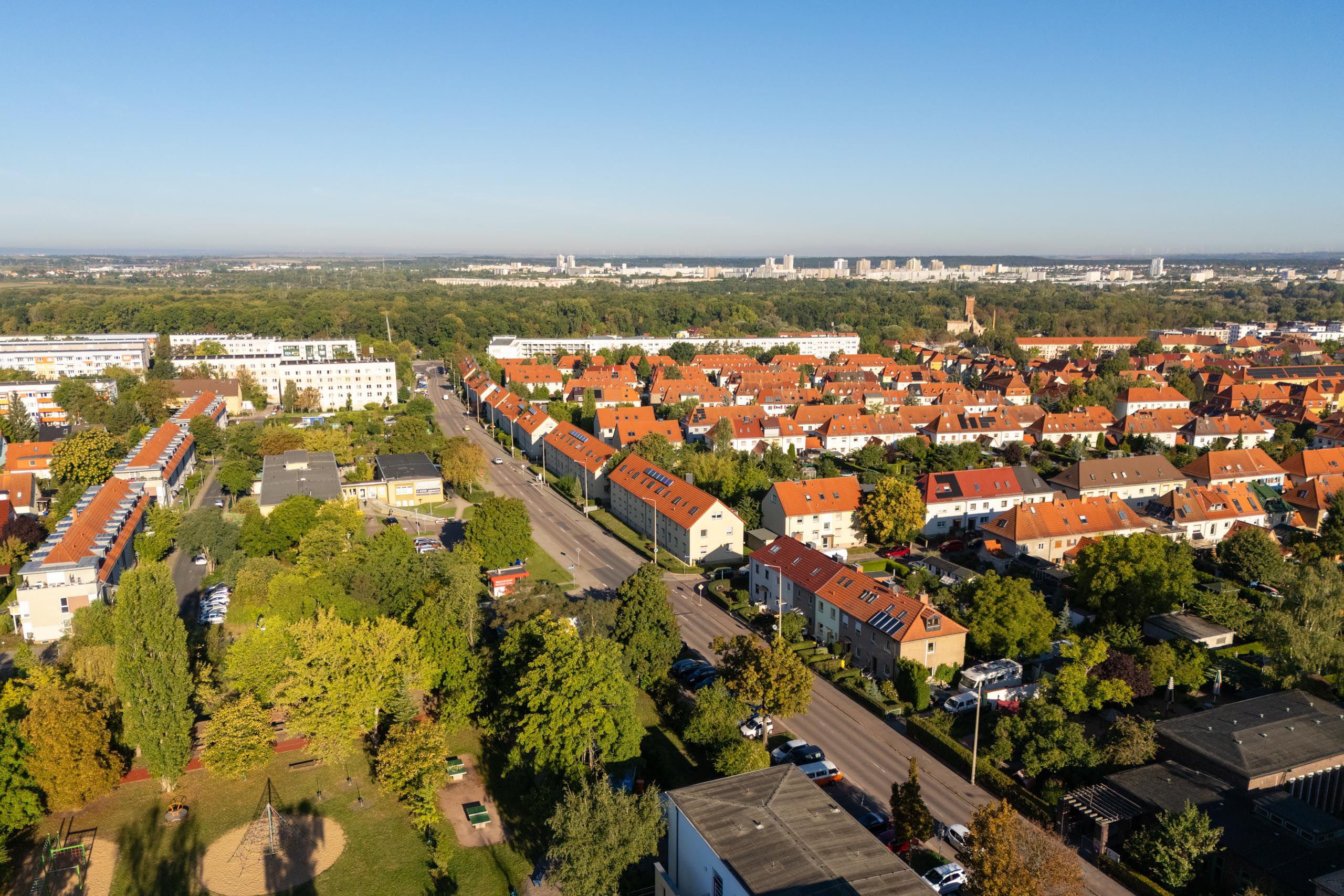 Diesterwegstraße aus der Luft